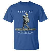 Astronaut Total Solar Eclipse T Shirt Walking American Totality Thrice In A Lifetime 2017 2024 2045 - Wonder Print Shop