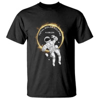 Astronaut Total Solar Eclipse 2024 T Shirt American Totality April 8 - Wonder Print Shop