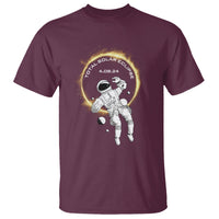 Astronaut Total Solar Eclipse 2024 T Shirt American Totality April 8 - Wonder Print Shop