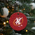 Astronaut Outer Space Christmas Ornament Riding Unicorn Galaxy Astrophysics Lover - Wonder Print Shop