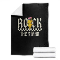 Rock The STAAR Day Throw Blanket Texas Teacher Student Motivational Testing