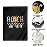 Rock The STAAR Day Garden Flag Texas Teacher Student Motivational Testing