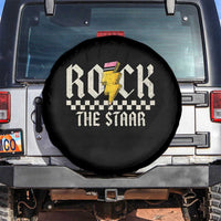 Rock The STAAR Day Spare Tire Cover Texas Teacher Student Motivational Testing