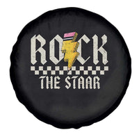 Rock The STAAR Day Spare Tire Cover Texas Teacher Student Motivational Testing