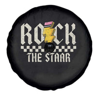 Rock The STAAR Day Spare Tire Cover Texas Teacher Student Motivational Testing