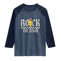 Rock The STAAR Day Raglan Shirt Texas Teacher Student Motivational Testing