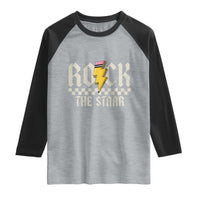Rock The STAAR Day Raglan Shirt Texas Teacher Student Motivational Testing