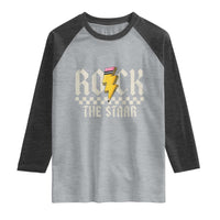 Rock The STAAR Day Raglan Shirt Texas Teacher Student Motivational Testing