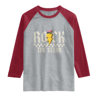Rock The STAAR Day Raglan Shirt Texas Teacher Student Motivational Testing