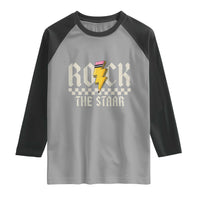 Rock The STAAR Day Raglan Shirt Texas Teacher Student Motivational Testing