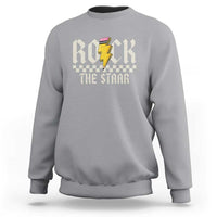 Rock The STAAR Day Sweatshirt Texas Teacher Student Motivational Testing