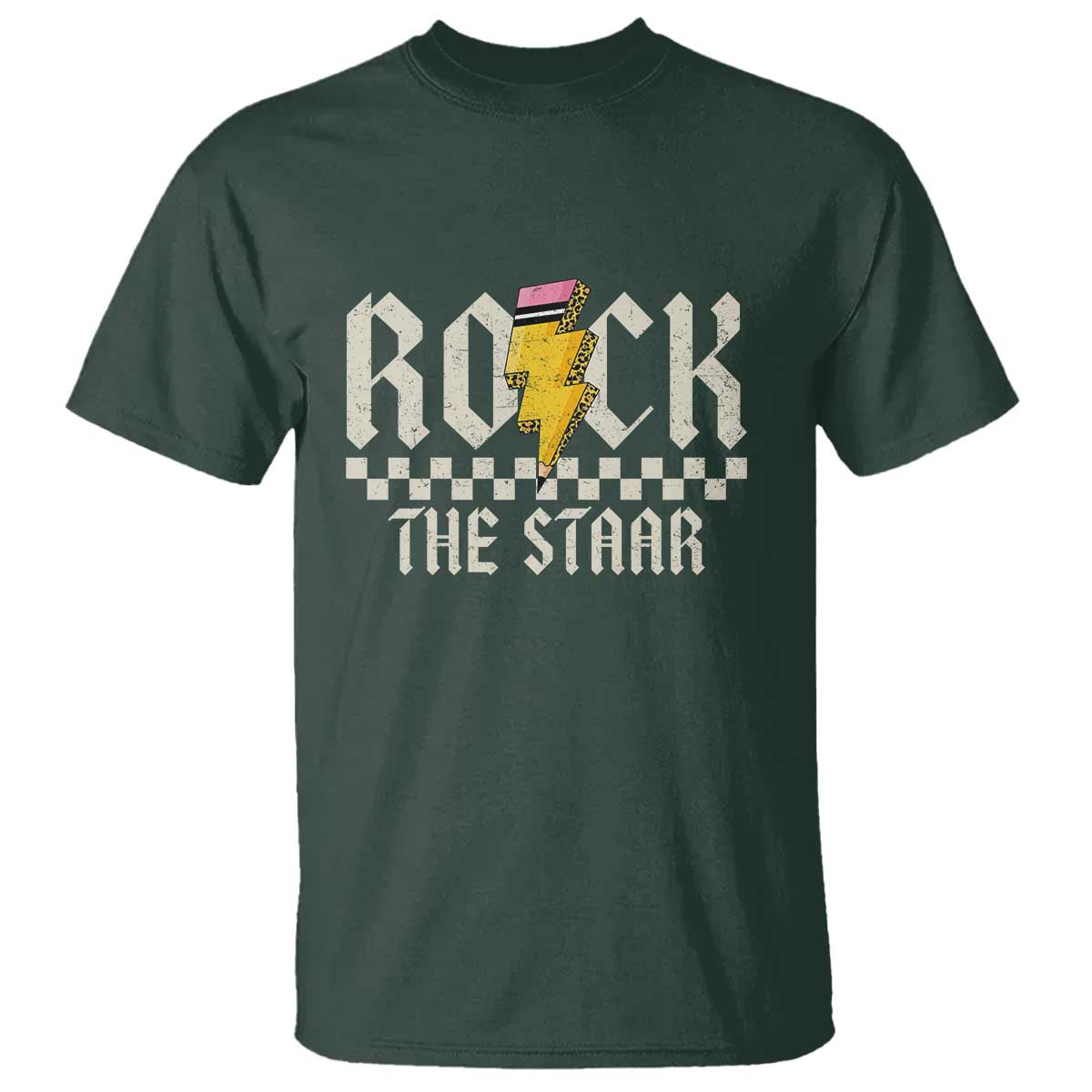 Rock The STAAR Day T Shirt Texas Teacher Student Motivational Testing