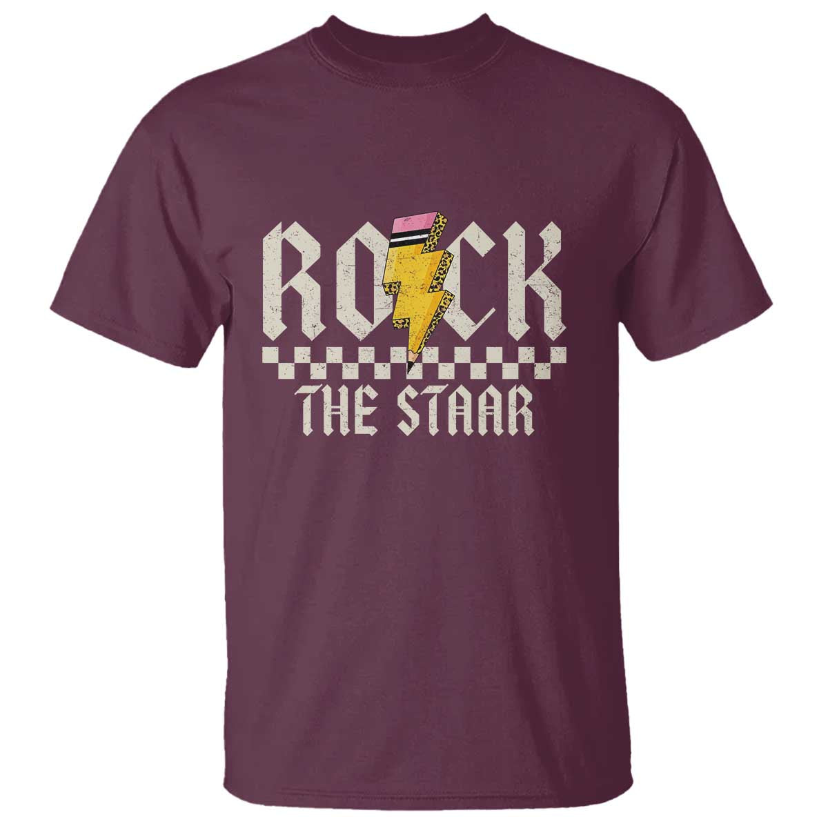 Rock The STAAR Day T Shirt Texas Teacher Student Motivational Testing