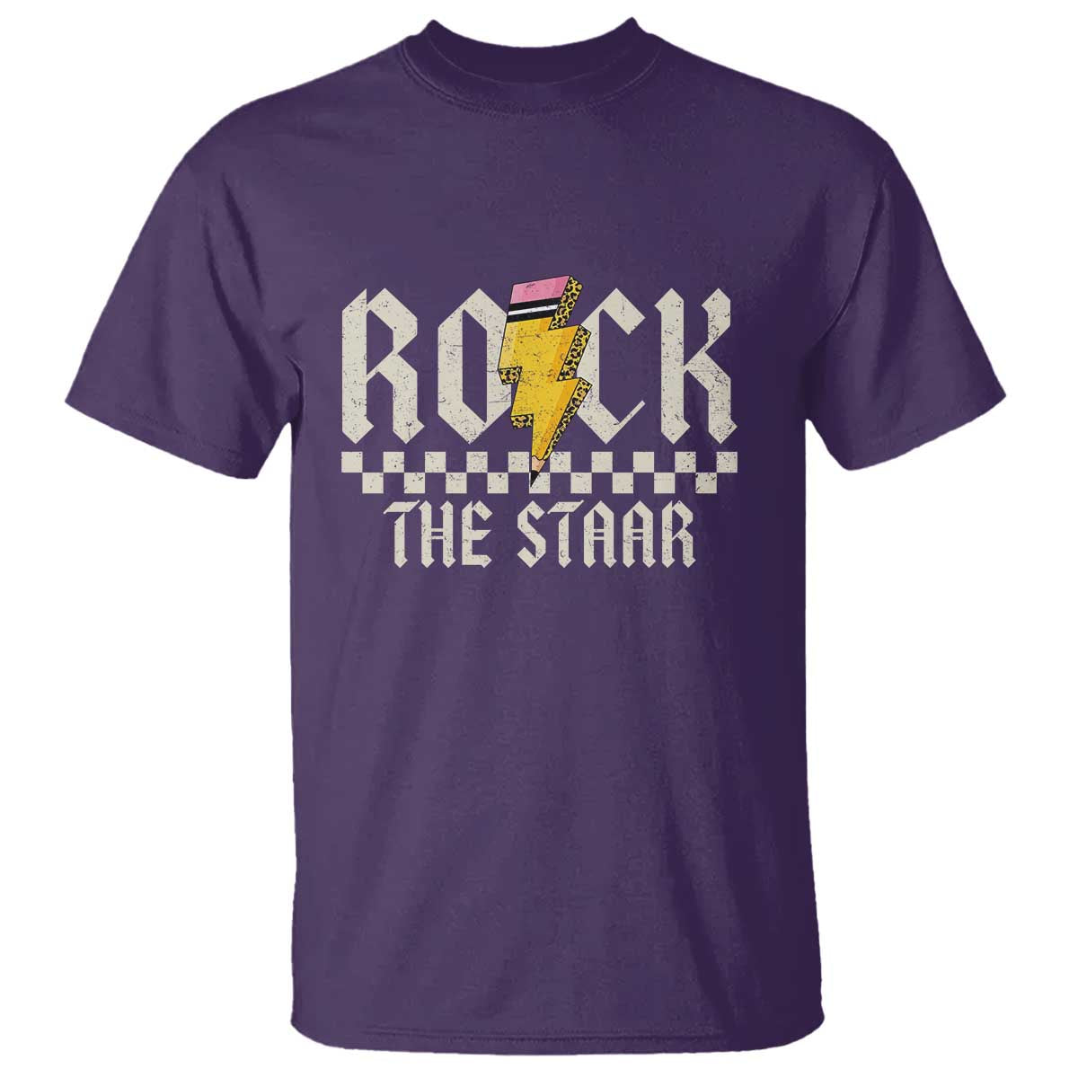 Rock The STAAR Day T Shirt Texas Teacher Student Motivational Testing
