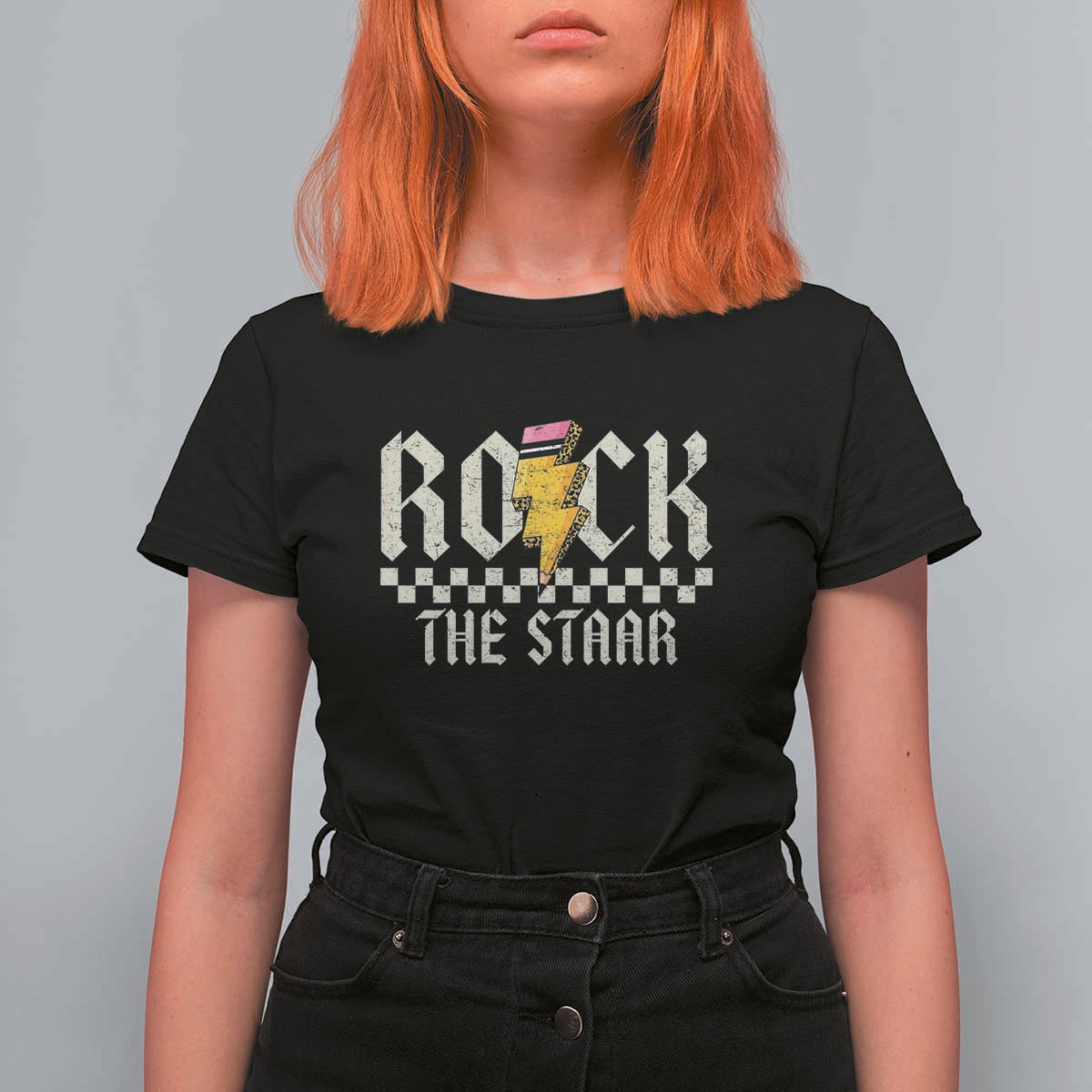 Rock The STAAR Day T Shirt For Women Texas Teacher Student Motivational Testing