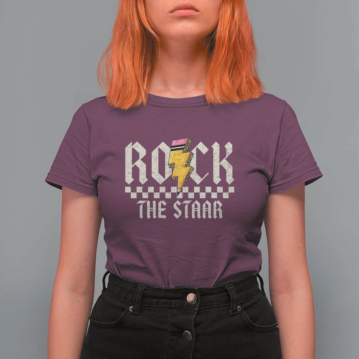 Rock The STAAR Day T Shirt For Women Texas Teacher Student Motivational Testing