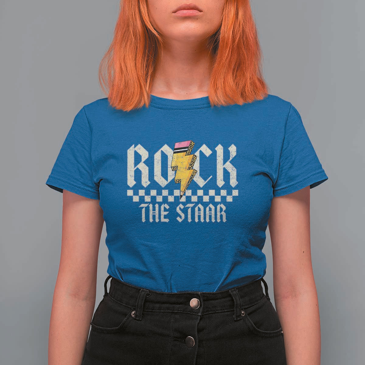 Rock The STAAR Day T Shirt For Women Texas Teacher Student Motivational Testing