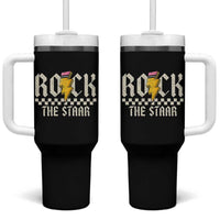 Rock The STAAR Day Tumbler With Handle Texas Teacher Student Motivational Testing