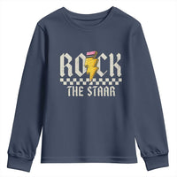 Rock The STAAR Day Youth Sweatshirt Texas Teacher Student Motivational Testing