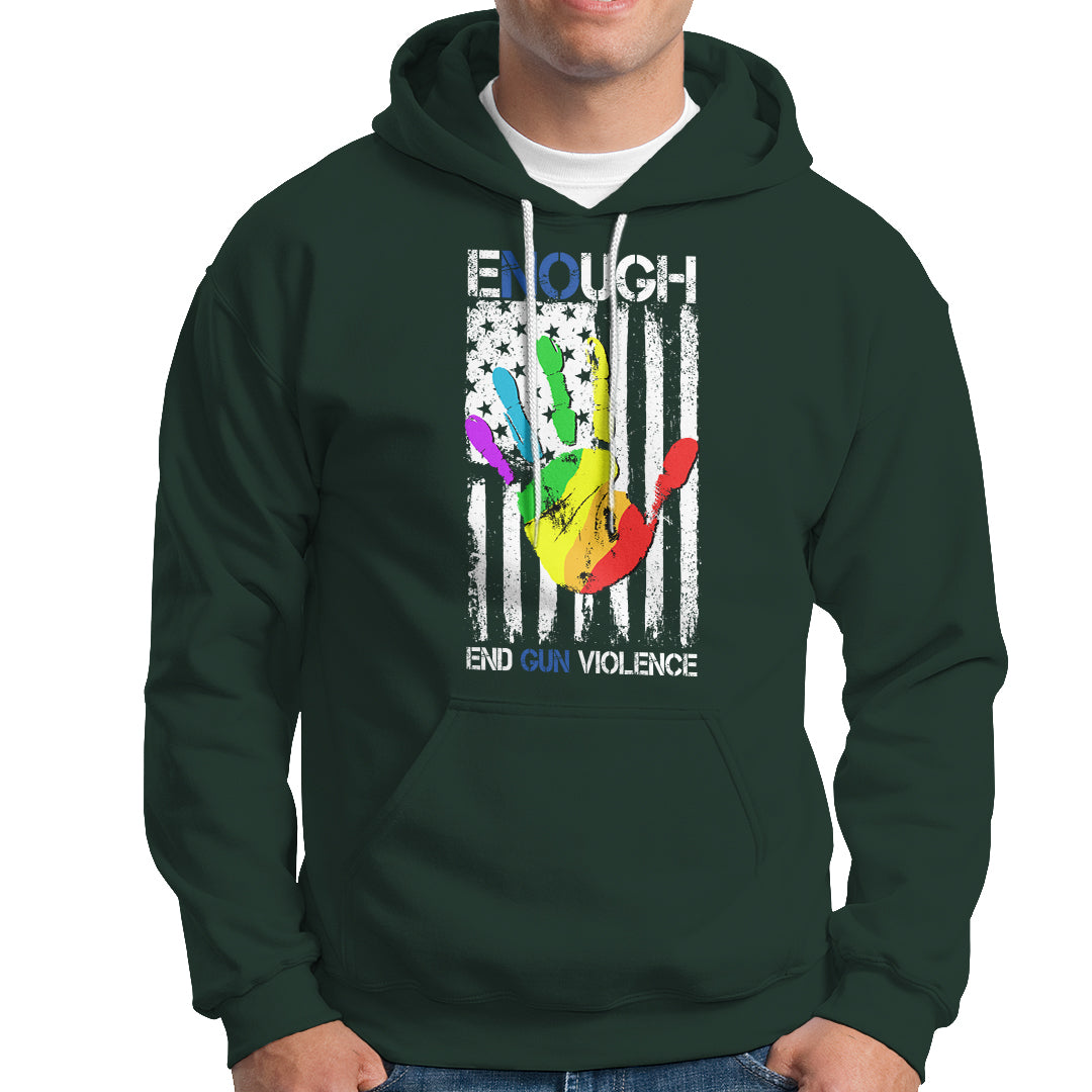 Gun Violence Awareness Hoodie Enough End Gun Violence Protect Our Children Orange Mom Dad - Wonder Print Shop