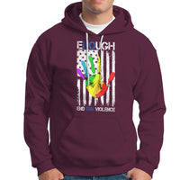 Gun Violence Awareness Hoodie Enough End Gun Violence Protect Our Children Orange Mom Dad - Wonder Print Shop