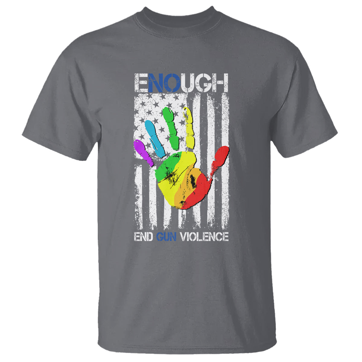 Gun Violence Awareness T Shirt Enough End Gun Violence Protect Our Children Orange Mom Dad - Wonder Print Shop