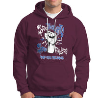 Gun Violence Awareness Hoodie No More Thoughts And Prayers End Gun Violence Raise Fist - Wonder Print Shop