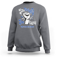 Gun Violence Awareness Sweatshirt No More Thoughts And Prayers End Gun Violence Raise Fist - Wonder Print Shop