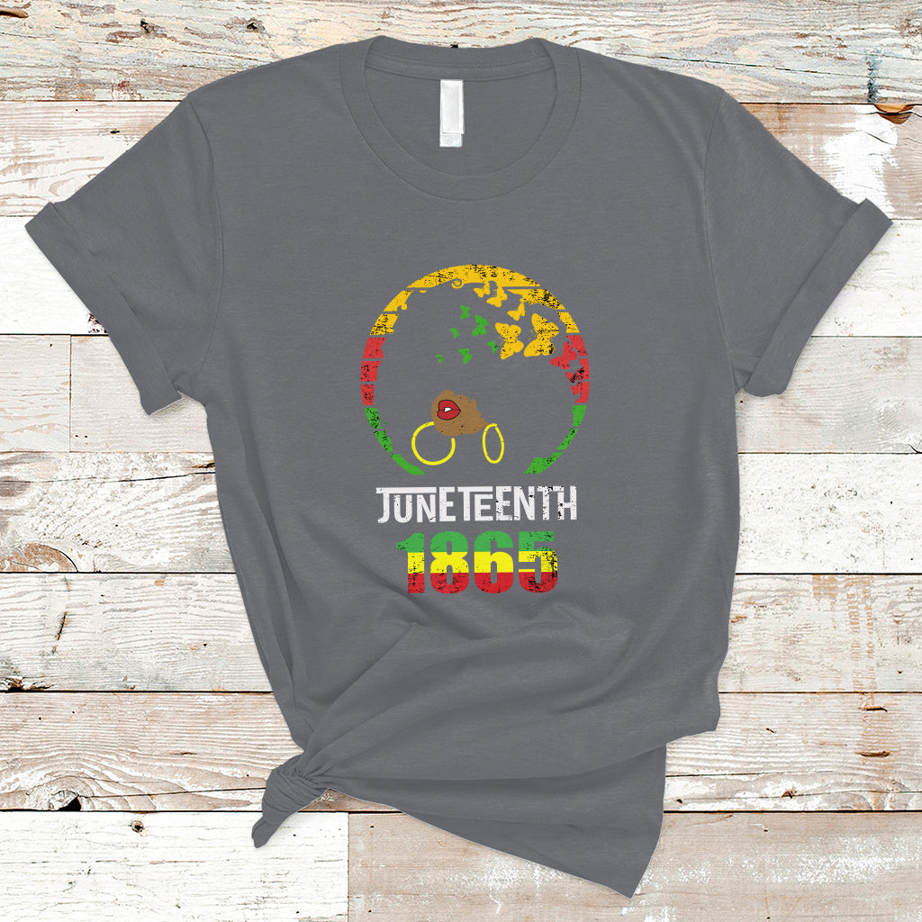 Juneteenth T Shirt Juneteenth Is My Independence Day Black Womens Black Pride - Wonder Print Shop