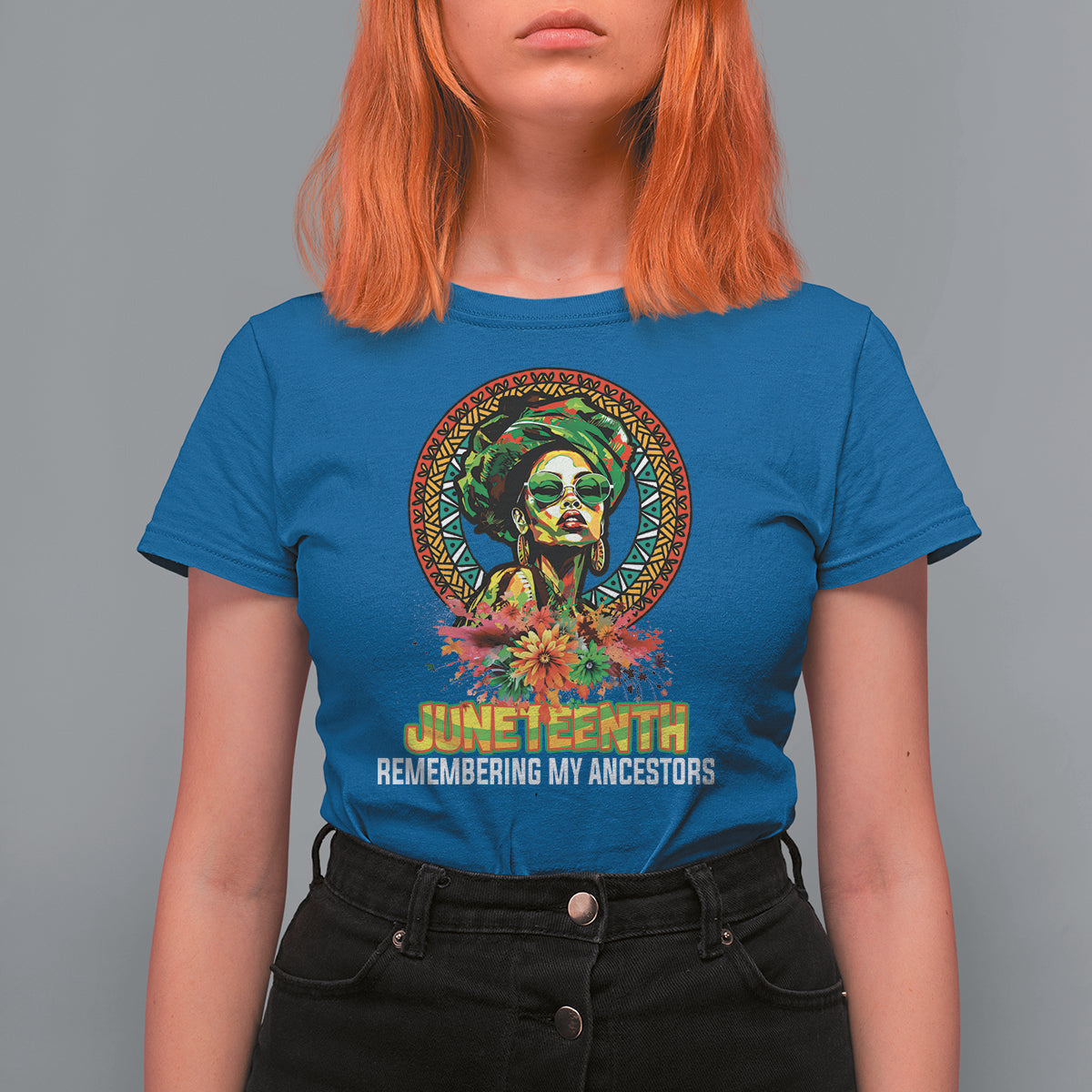 Juneteenth T Shirt For Women Juneteenth Remembering Ancestors African American Womens - Wonder Print Shop