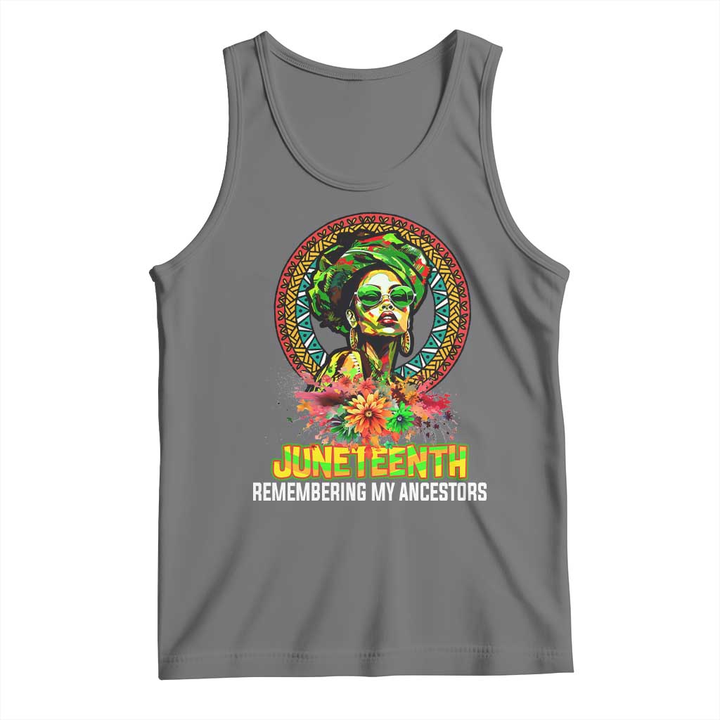 Juneteenth 1865 Tank Top Remembering Ancestors African American Woman