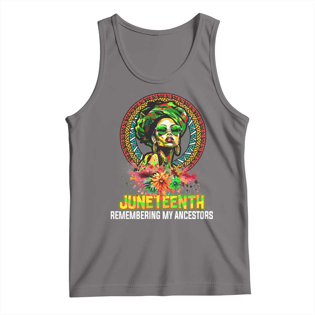 Juneteenth 1865 Tank Top Remembering Ancestors African American Woman