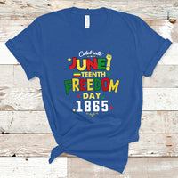 Juneteenth T Shirt Celebrate Juneteenth 1865 Black History Independence Day - Wonder Print Shop