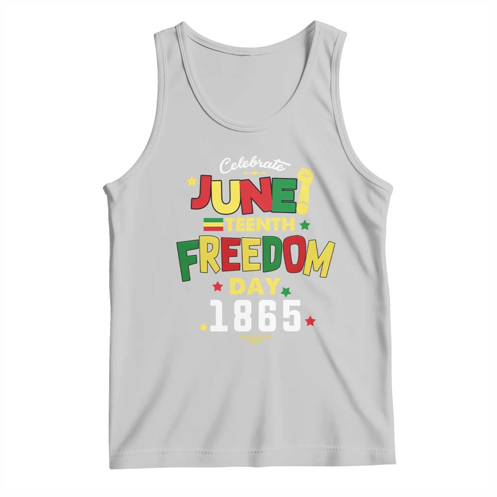 Celebrate Juneteenth 1865 Tank Top Freedom Day Black History Independence