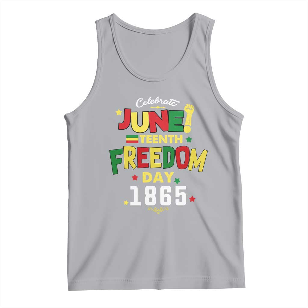 Celebrate Juneteenth 1865 Tank Top Freedom Day Black History Independence
