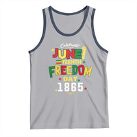 Celebrate Juneteenth 1865 Tank Top Freedom Day Black History Independence