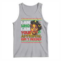 Black Queen Pride Tank Top I Am Who I Am Your Approval Isn't Needed