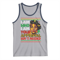 Black Queen Pride Tank Top I Am Who I Am Your Approval Isn't Needed