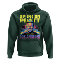 Spencer Pratt for Mayor Los Angeles Synthwave Graphic Hoodie Retro Neon California Supporter