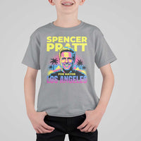 Spencer Pratt for Mayor Los Angeles Synthwave Graphic T Shirt For Kid Retro Neon California Supporter