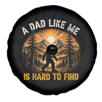 Retro Bigfoot Dad Like Me Is Hard To Find Spare Tire Cover Sasquatch Gift for Outdoorsy Fathers Myth Seekers