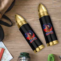 Haitian Queen Afro Melanin Graphic Bullet Tumbler Haiti Flag Heritage Pride