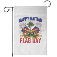 Happy Haitian Flag Day Celebration Graphic Garden Flag May 18 National Pride Haiti Heritage