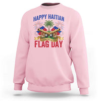 Happy Haitian Flag Day Celebration Graphic Sweatshirt May 18 National Pride Haiti Heritage
