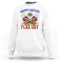 Happy Haitian Flag Day Celebration Graphic Sweatshirt May 18 National Pride Haiti Heritage