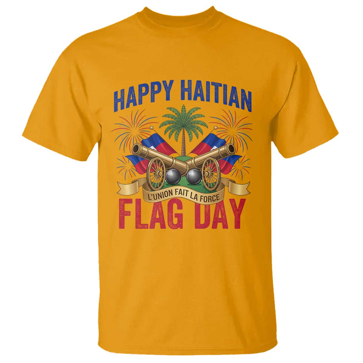 Happy Haitian Flag Day Celebration Graphic T Shirt May 18 National Pride Haiti Heritage