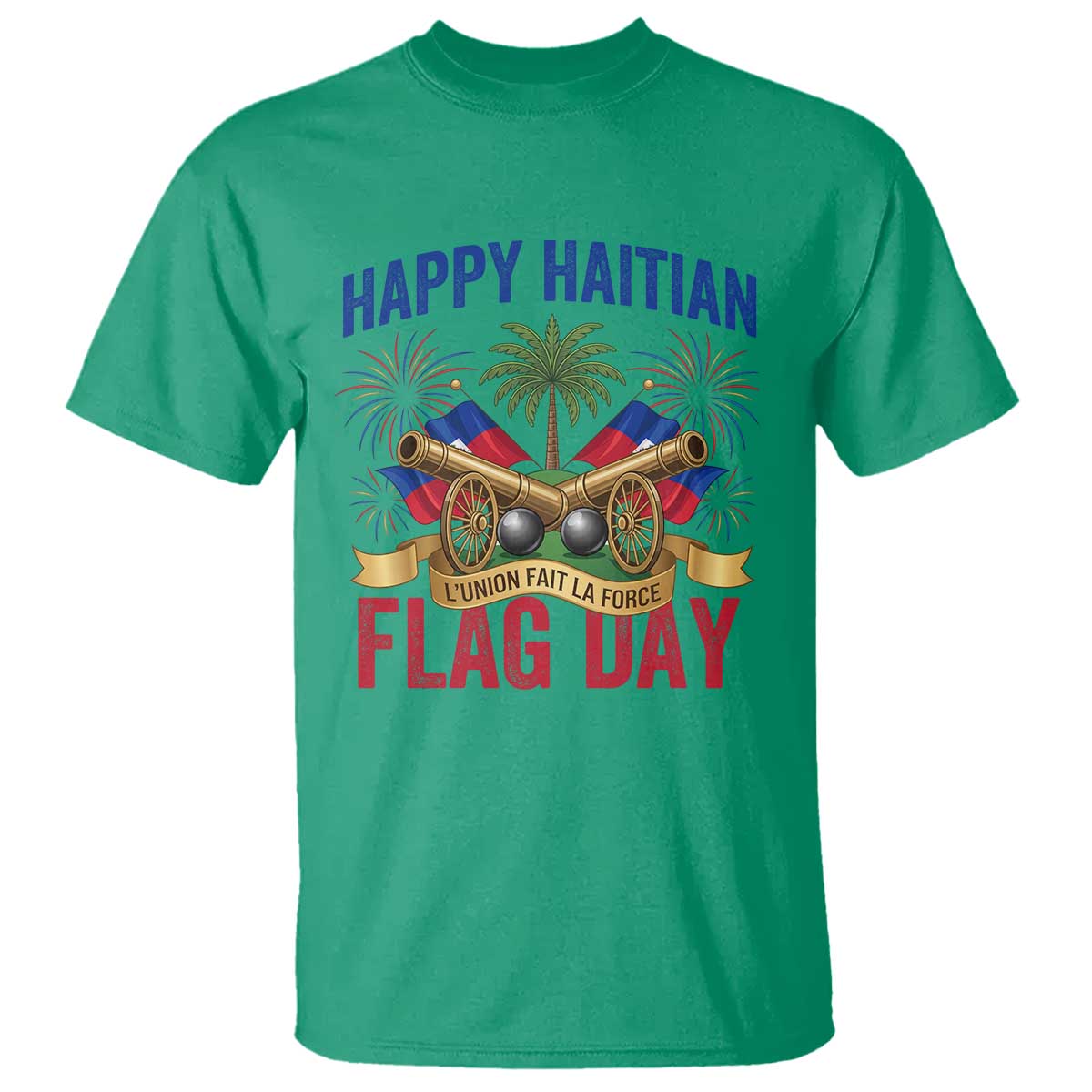 Happy Haitian Flag Day Celebration Graphic T Shirt May 18 National Pride Haiti Heritage