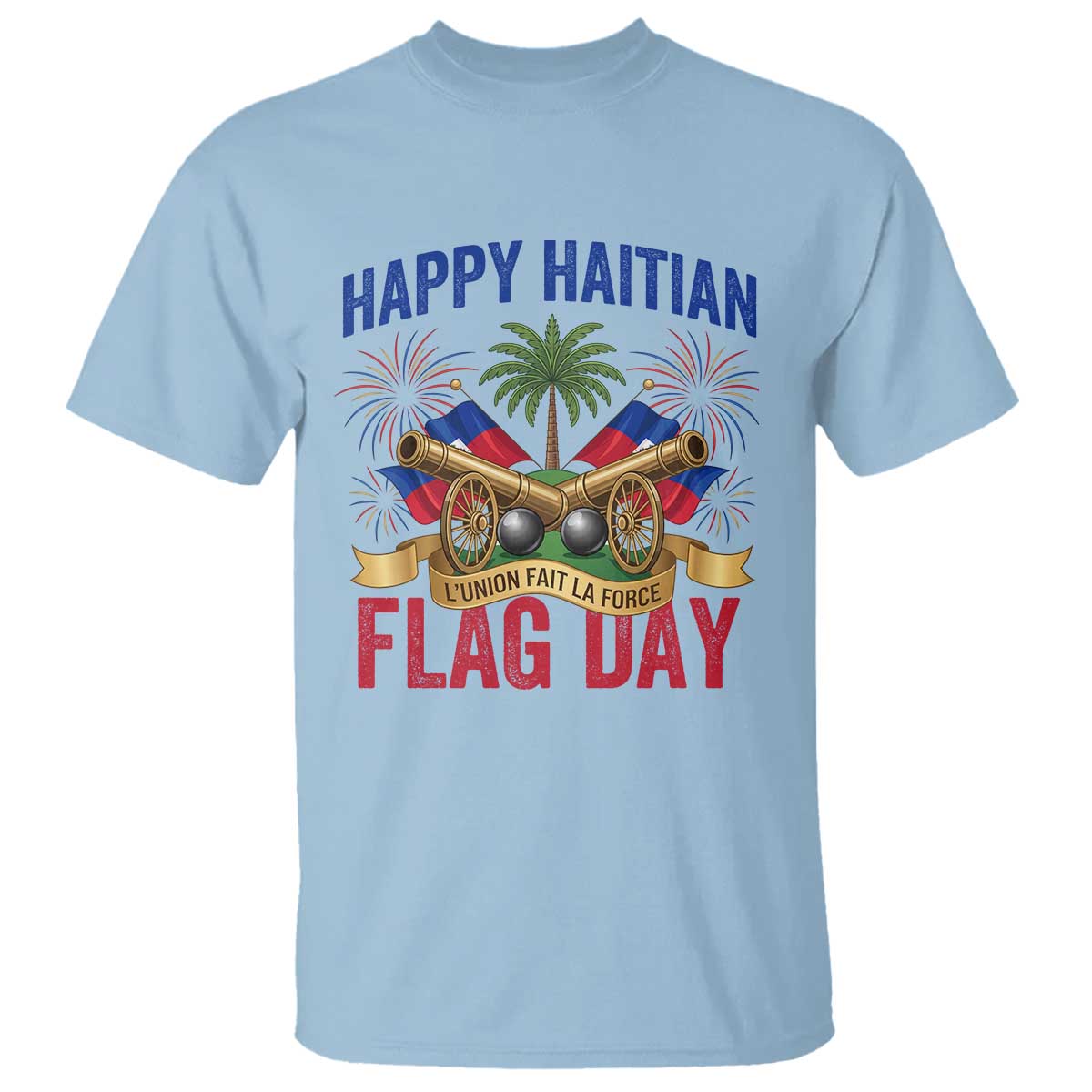Happy Haitian Flag Day Celebration Graphic T Shirt May 18 National Pride Haiti Heritage