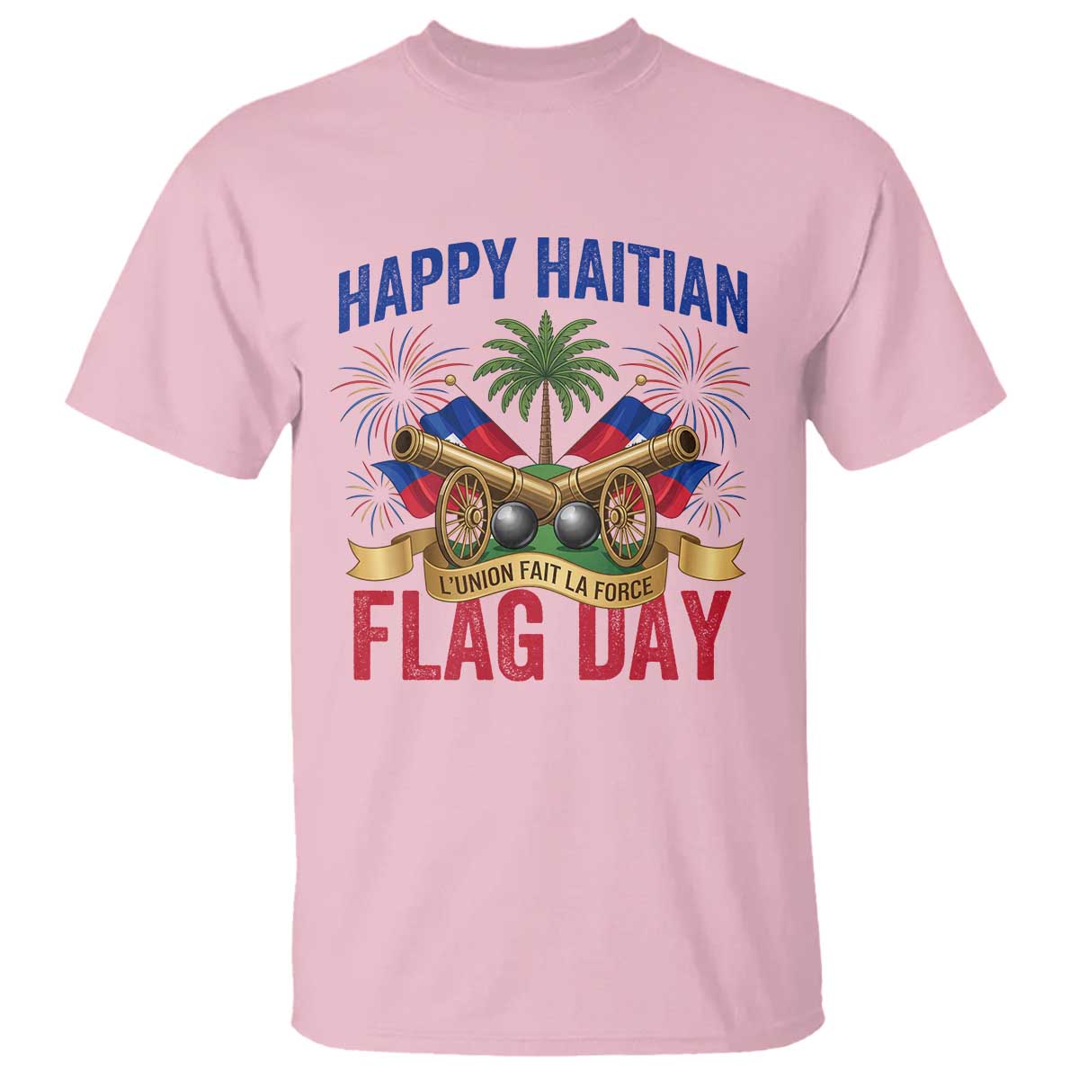 Happy Haitian Flag Day Celebration Graphic T Shirt May 18 National Pride Haiti Heritage