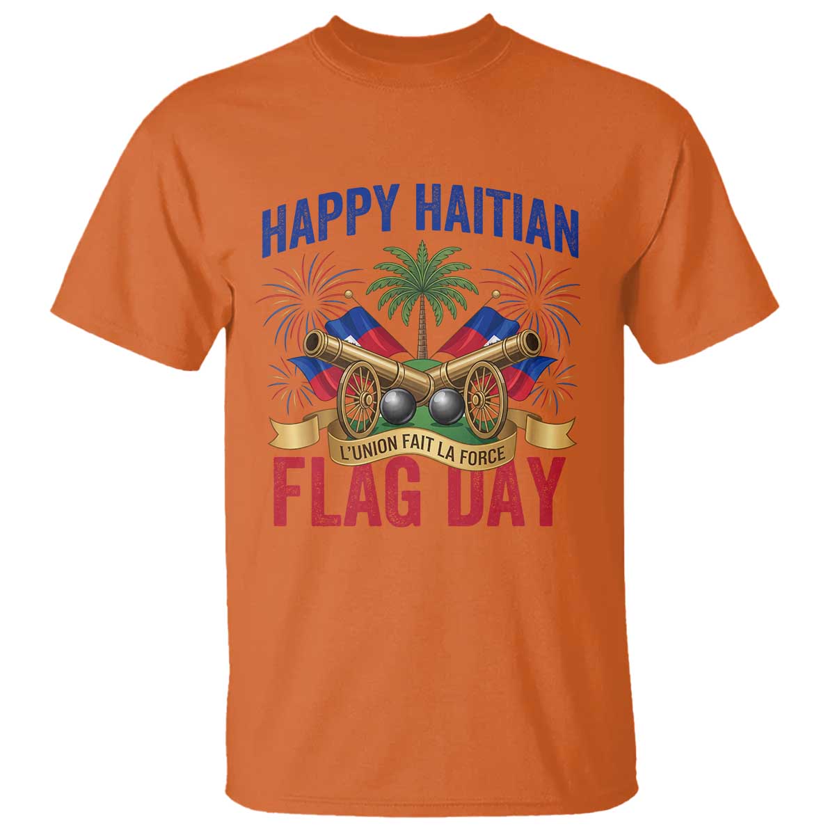 Happy Haitian Flag Day Celebration Graphic T Shirt May 18 National Pride Haiti Heritage